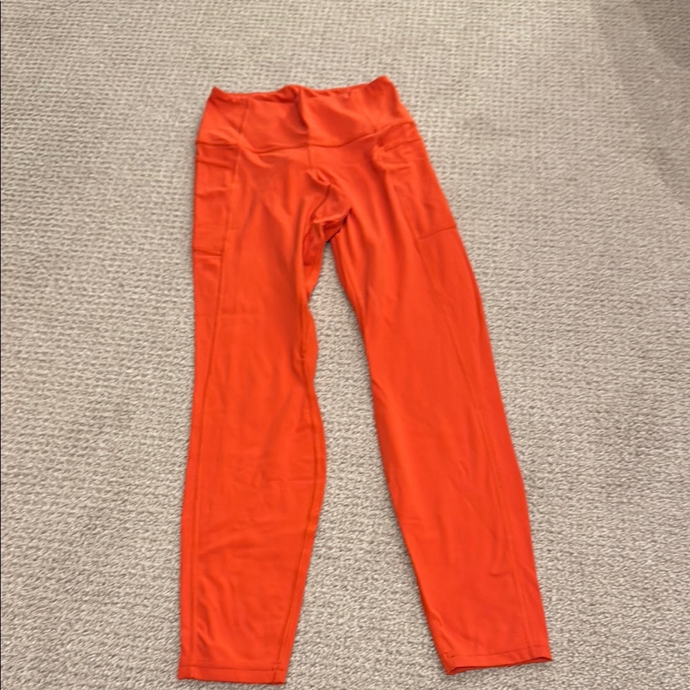 Patagonia Orange Leggings Lightweight and Versatile